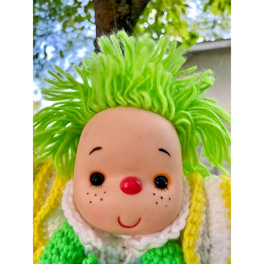 Vintage Ice Cream Doll Crochet Hand Knitted Crafted RARE - Picture 2 of 7